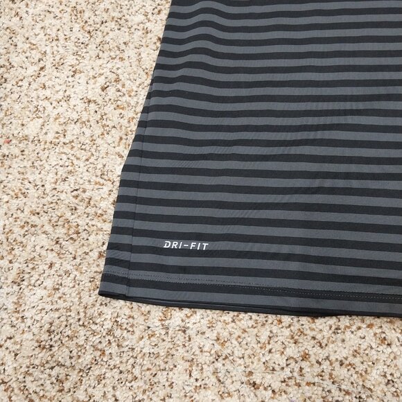 3125 Size XL Nike Golf Dri-Fit Polo Shirt in Black and Grey - Picture 2 of 7